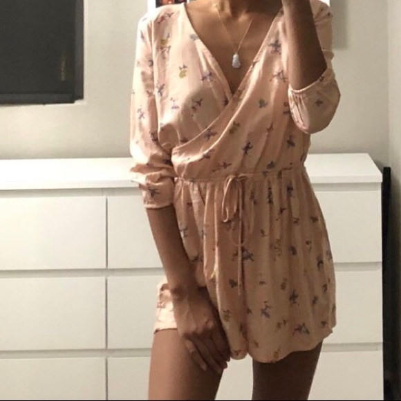Hollister Other - Pink flower print romper Hollister Other - Pink flower print romper